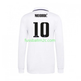 Fußballtrikots Real Madrid Modrić 10 Heim Trikotsatz 2022-2023 Langarm